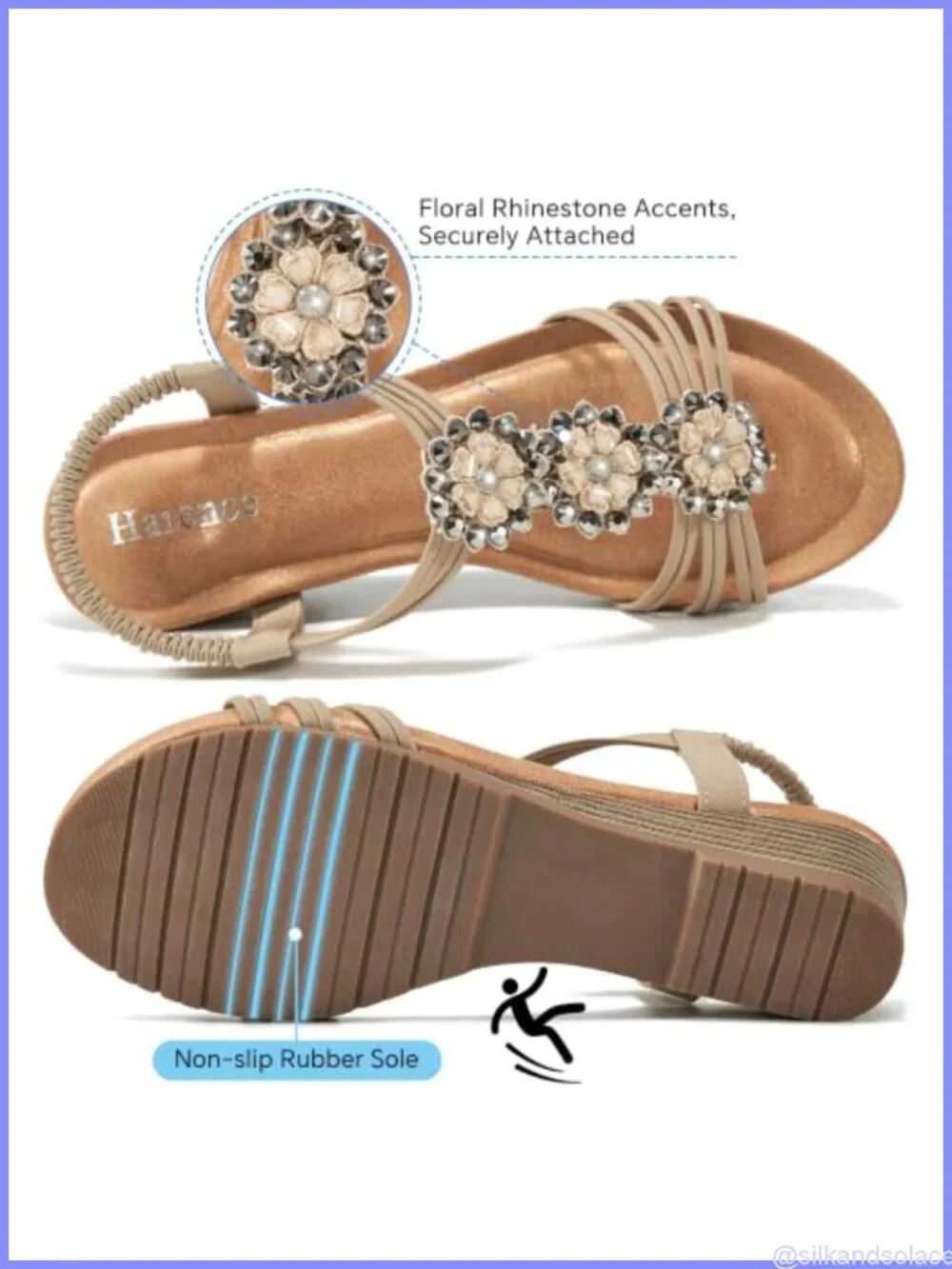 Wedge Sandals Dressy 1.88